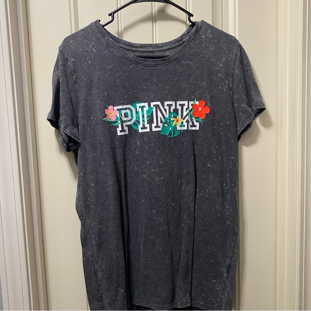 PINK T-shirt large flowers